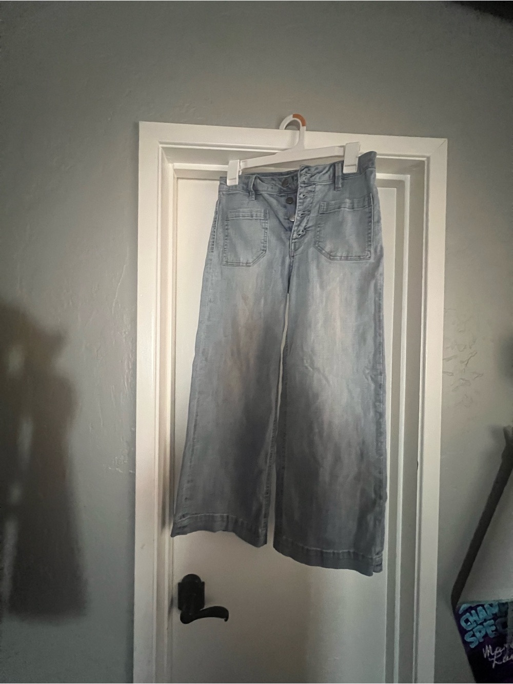 Publish Light Blue Wide Leg Jeans